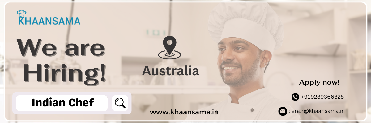 indian chef job in australia