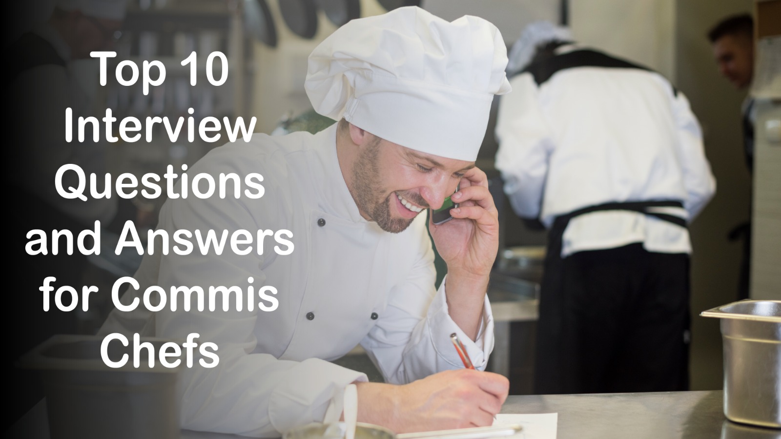 What should a commis chef wear for work?