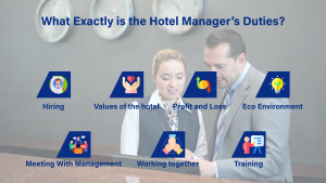 The Hotel Manager job will require you to provide an appropriate guest experience that conforms to the Hotel’s mission, values, and strategies. You will be even looking after the right candidates, preparing them, and supervising a team of restaurant managers, housekeepers, security officers, front office staff, and valets. Also, you will look after the guests’ information confidentiality and property and environmental care.

A perfect candidate must have at least a bachelor’s degree in hospitality management in a similar field and some years of practice within the hotel industry.