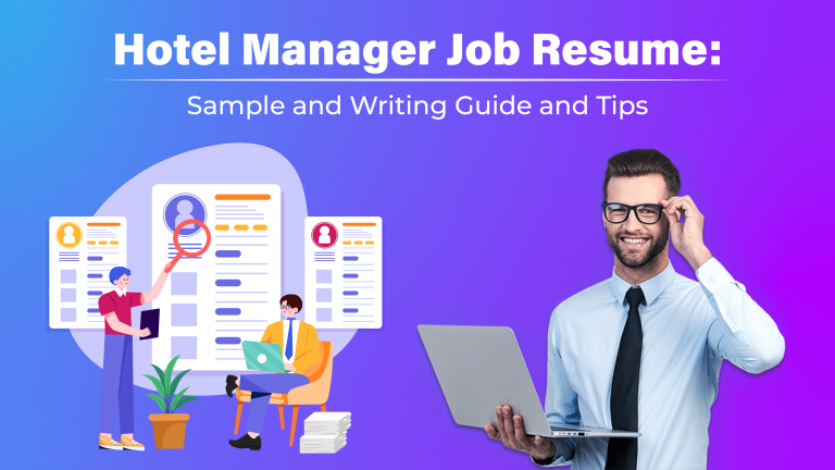 Hotel Manager Job Resume: Sample and Writing  Guide and Tips