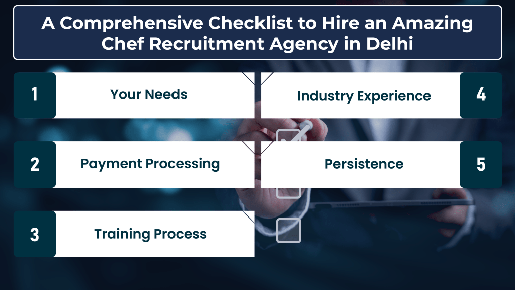 Checklist to Hire an Amazing Chef Recruitment Agency in Delhi